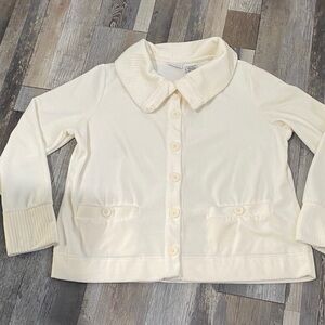 White Stag Ivory Button-Up Sweater
